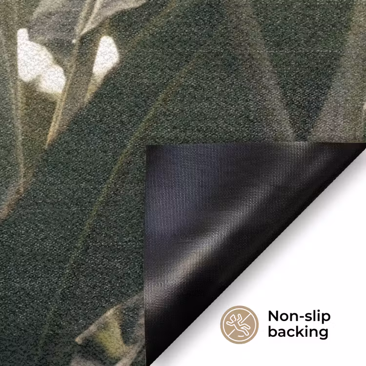 Natuur - Bladeren - Groen - Tropisch - Detail Deurmat klein -antislip_EN