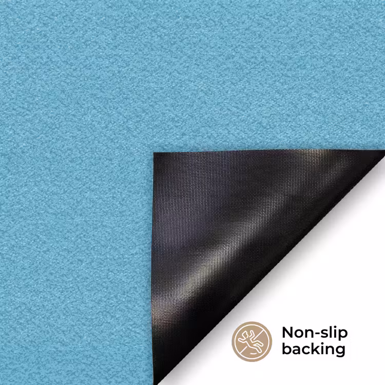 Ocean - Teal - Blauw Deurmat klein 898 -antislip_EN