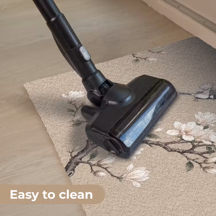 Oosters - Vogels - Beige Deurmat klein -reinigen_EN