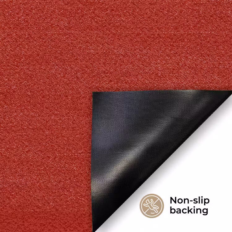 Oxblood - Maroon - Rood Deurmat klein 898 -antislip_EN