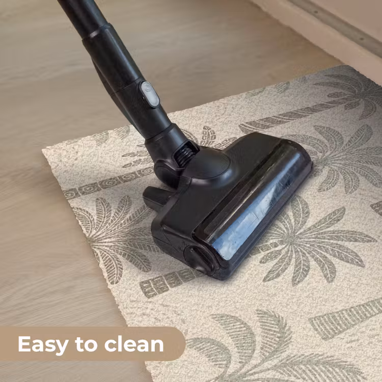Palmbomen - Patroon - Tropisch - Beige Deurmat klein -reinigen_EN