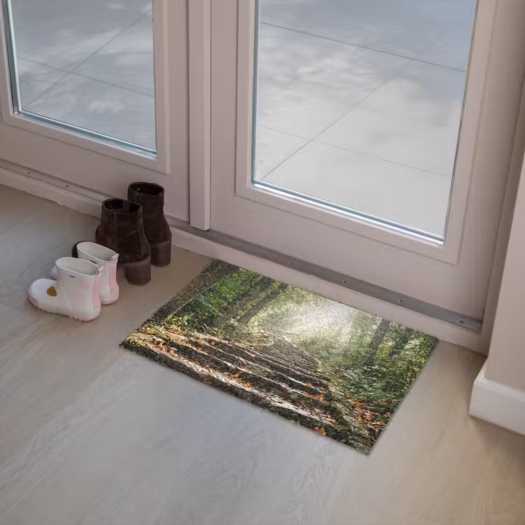 Stenen - Trap - Bos - Natuur Deurmat klein -sfeer3
