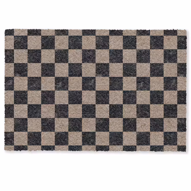 Patroon - Dambord - Marmer Deurmat klein 898 -zkaufland3d