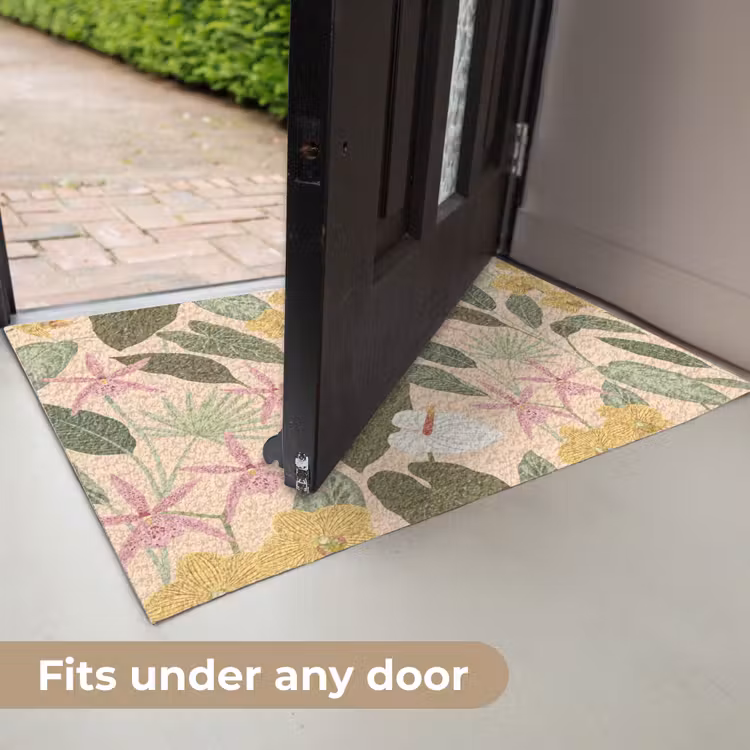 Patroon - Bloemen - Kleurrijk Deurmat klein -USP_EN