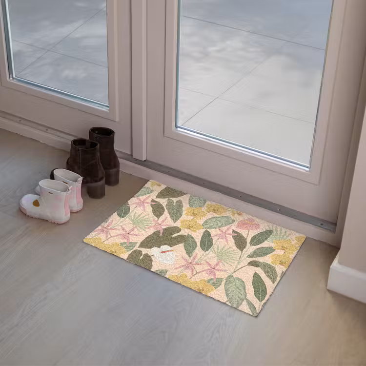 Patroon - Bloemen - Kleurrijk Deurmat klein -sfeer3