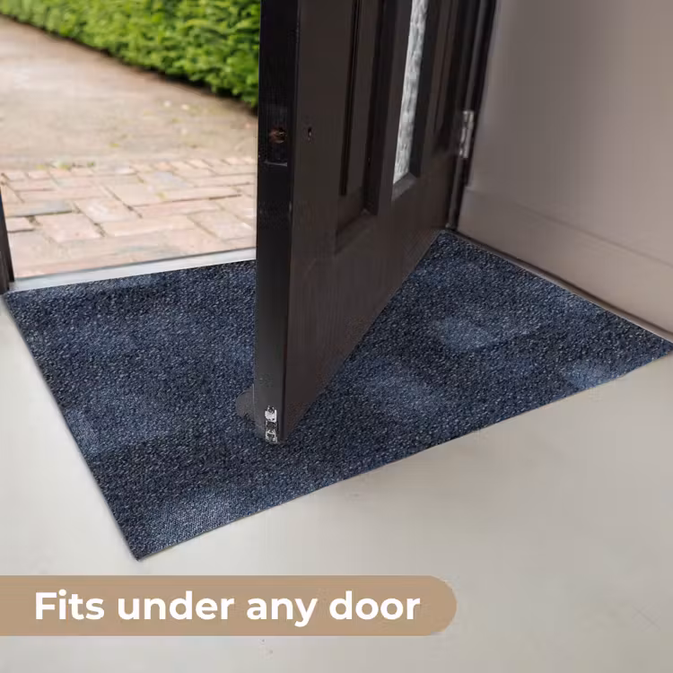 Patroon - Ruit - Marineblauw Deurmat klein 898 -USP_EN