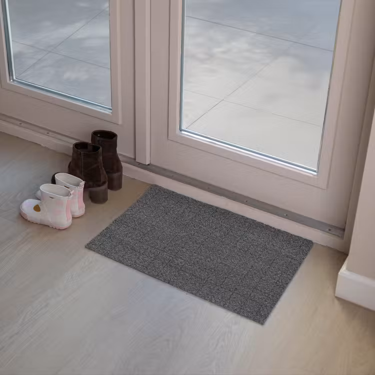 Patroon - Tegel - Antraciet Deurmat klein 898 -sfeer3