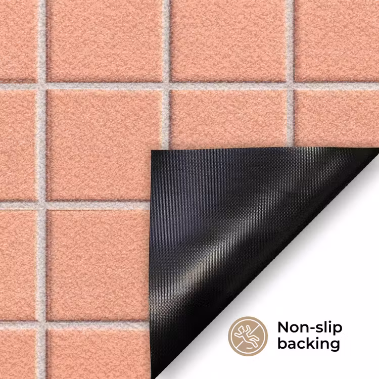 Patroon - Tegels - Perzik Deurmat klein 898 -antislip_EN