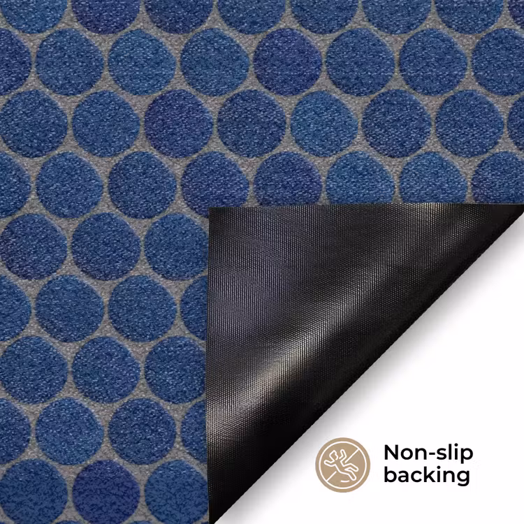 Penny - Mozaïek - Donkerblauw Deurmat klein 898 -antislip_EN
