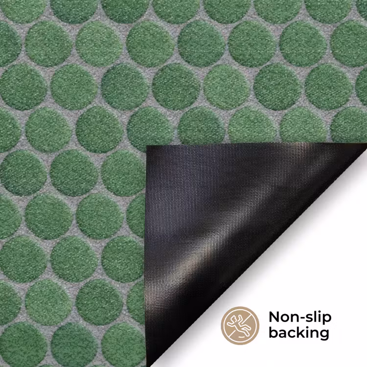 Penny - Mozaïek - Bosgroen - Green Deurmat klein 898 -antislip_EN