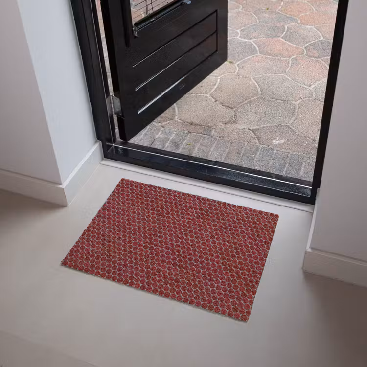 Penny - Mozaïek - Rond - Rood Deurmat klein 898 -sfeer5