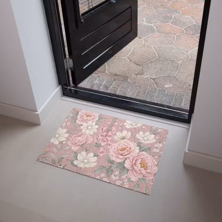 Pioenrozen - Vingerhoedskruid - Pink Deurmat klein -sfeer5