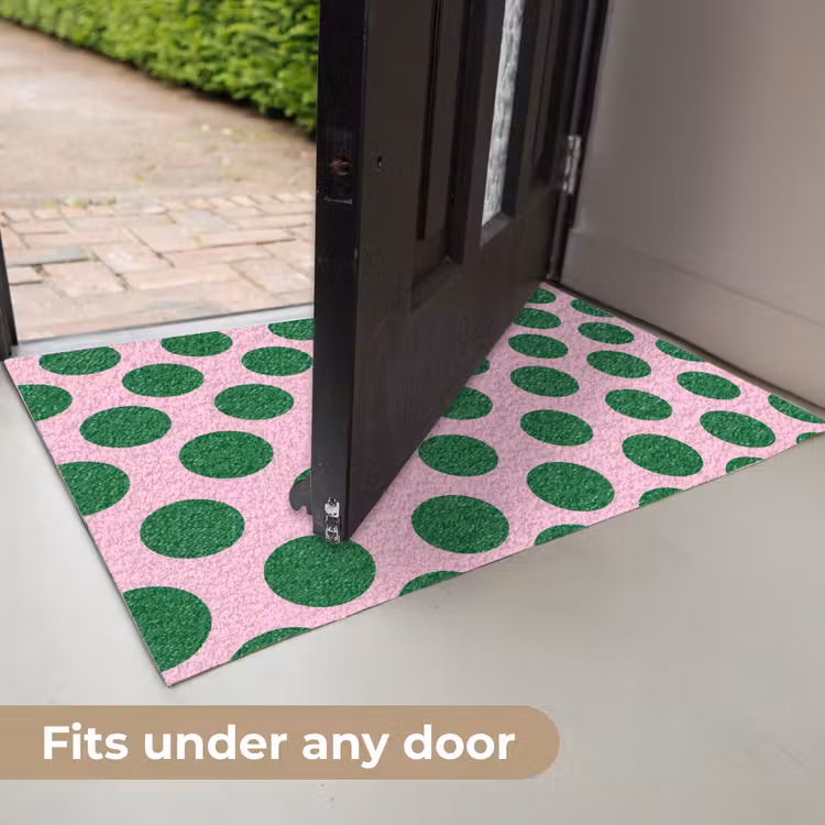 Polkadots - Patroon - Groen Deurmat klein 898 -USP_EN