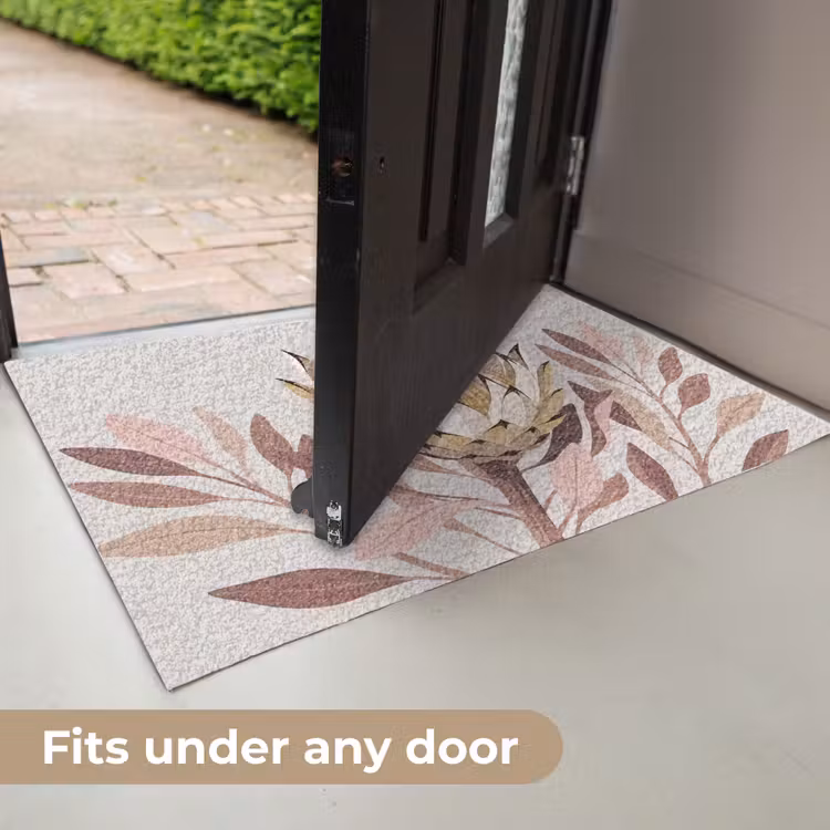 Protea - Bloem - Botanisch - Beige Deurmat klein -USP_EN