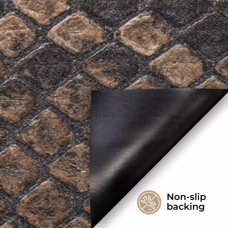 Python - Schubben - Brons Deurmat klein -antislip_EN