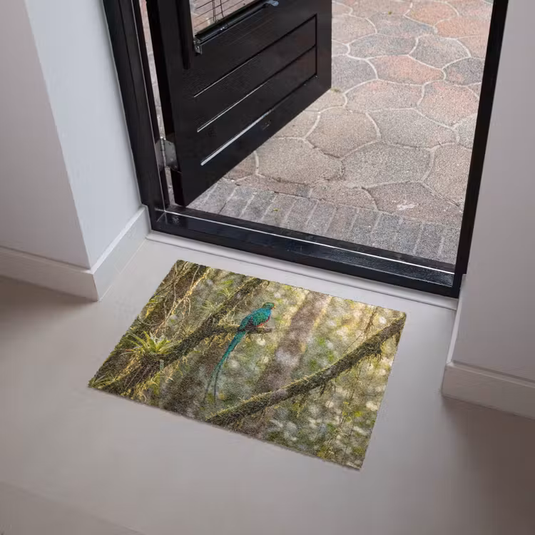 Quetzal - Jungle - Natuur - Groen Deurmat klein -sfeer5