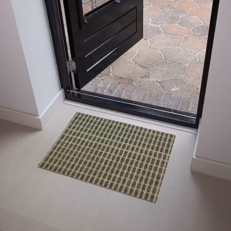 Ritmisch - Effect - Groen Deurmat klein 898 -sfeer5