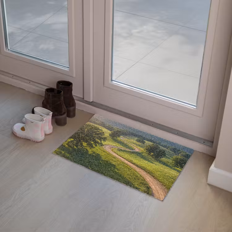 Weg - Weide - Natuur - Groen Deurmat klein -sfeer3