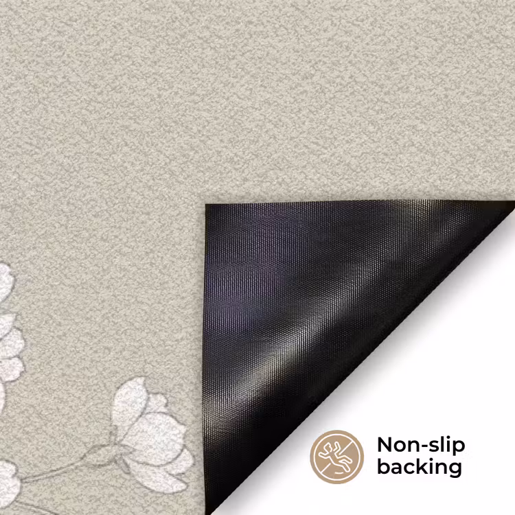 Sereen - Bloesem - Wit Deurmat klein -antislip_EN