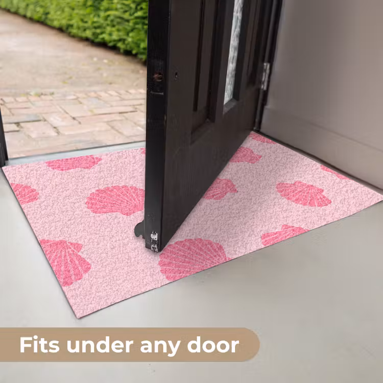 Schelp - Patroon - Zee - Modern - Roze Deurmat klein -USP_EN