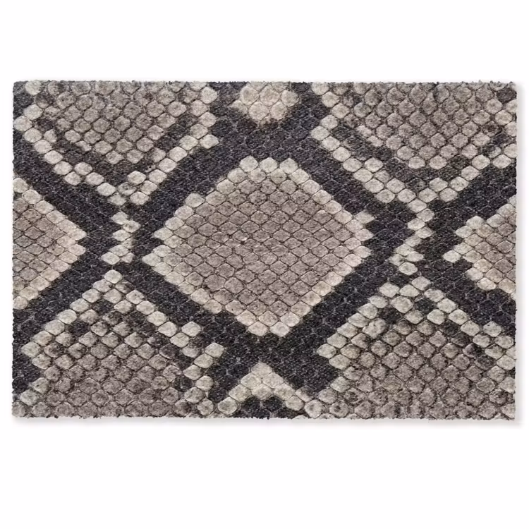 Slangenleer - Patroon - Beige Deurmat klein -zkaufland3d