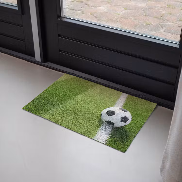 Voetbal - Grasveld - Sport - Groen Deurmat klein -sfeer2