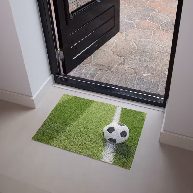 Voetbal - Grasveld - Sport - Groen Deurmat klein -sfeer5