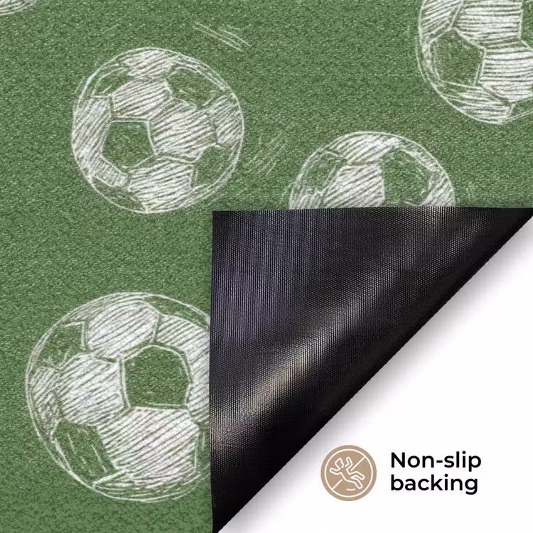 Voetbal - Sport - Groen Deurmat klein 898 -antislip_EN