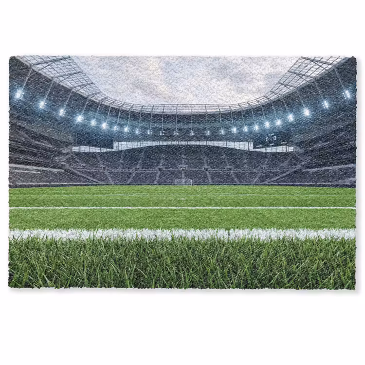 Voetbal - Stadion - Sport - Groen Deurmat klein -zkaufland3d