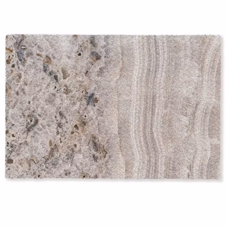 Steen - Textuur - Abstract - Beige - Wit Deurmat klein -zkaufland3d