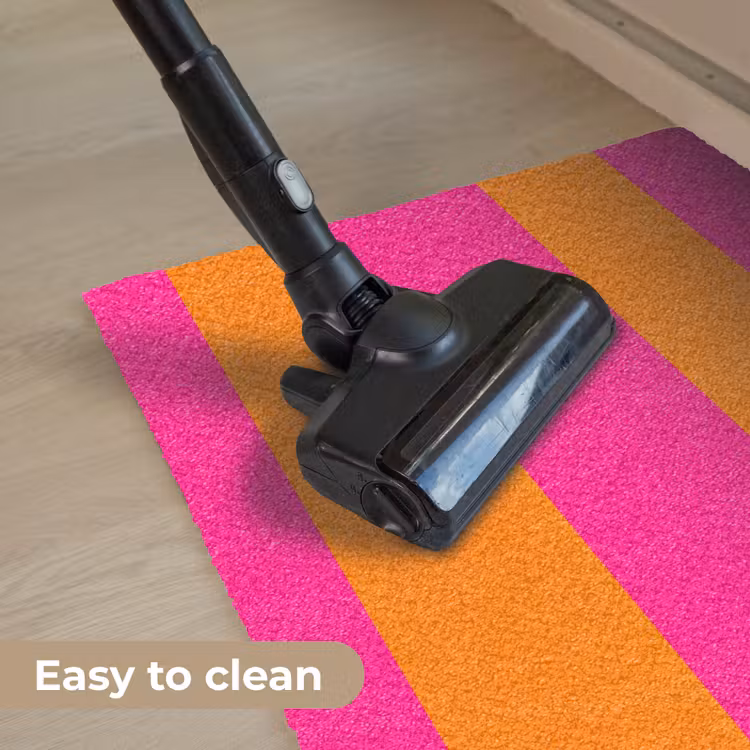 Strepen - Horizontaal - Roze Deurmat klein 898 -reinigen_EN