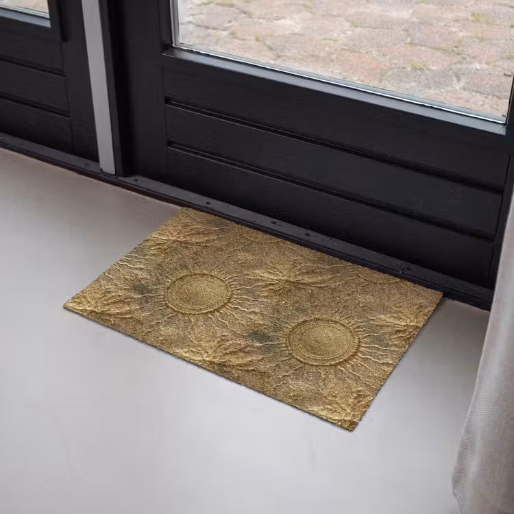 Zon - Reliëf - Antiek - Goud Deurmat klein 898 -sfeer2
