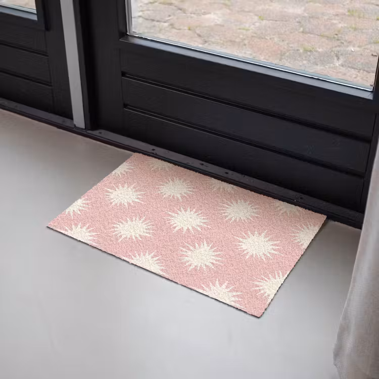 Zonnen - Patroon - Roze Deurmat klein 898 -sfeer2
