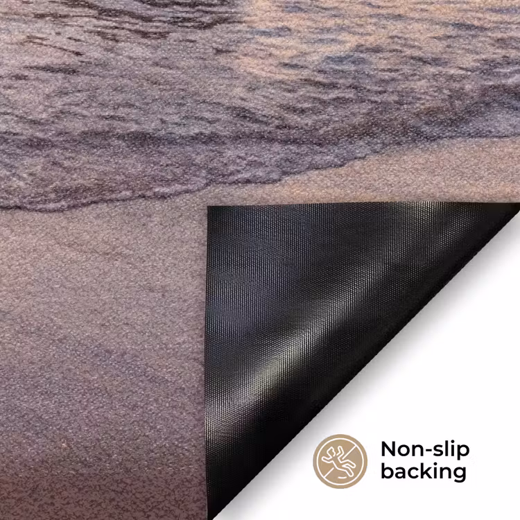 Zonsondergang - Kust - Water - Natuur - Oranje Deurmat klein -antislip_EN