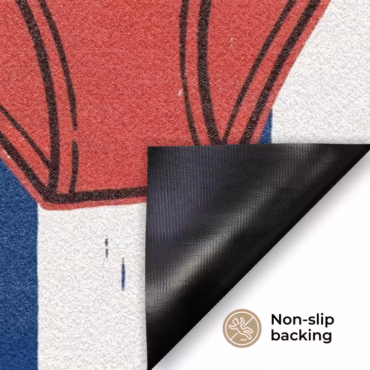 Badkleding - Waslijn - Zomer - Illustratie - Rood Deurmat klein -antislip_EN