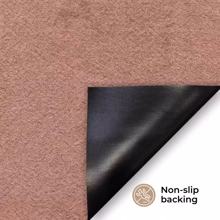 Textuur - Roodbruin - Grof - Modern Deurmat klein -antislip_EN