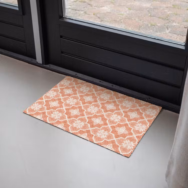 Tegelpatroon - Arabesk - Vintage - Terracotta Deurmat klein 898 -sfeer2