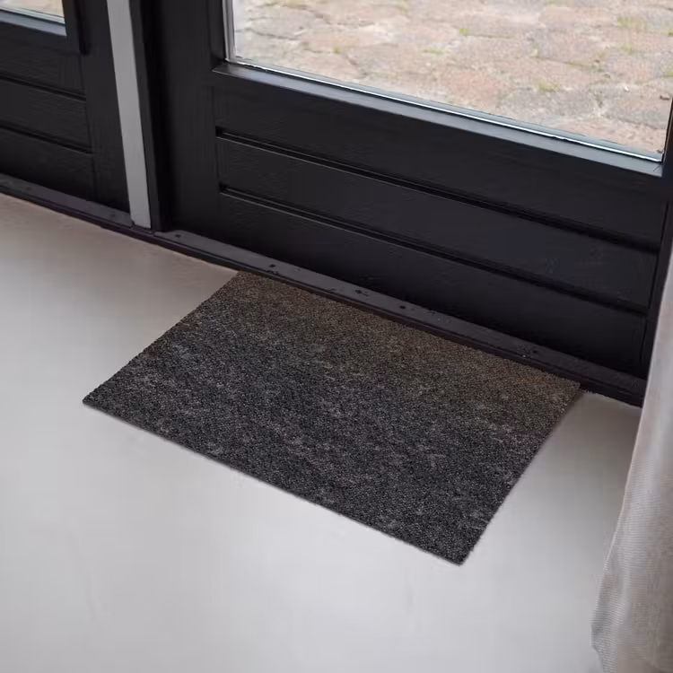 Tegels - Patroon - Marmer - Zwart Deurmat klein 898 -sfeer2