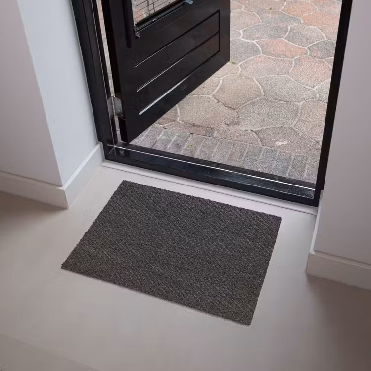Tegels - Patroon - Mat - Zwart Deurmat klein 898 -sfeer5
