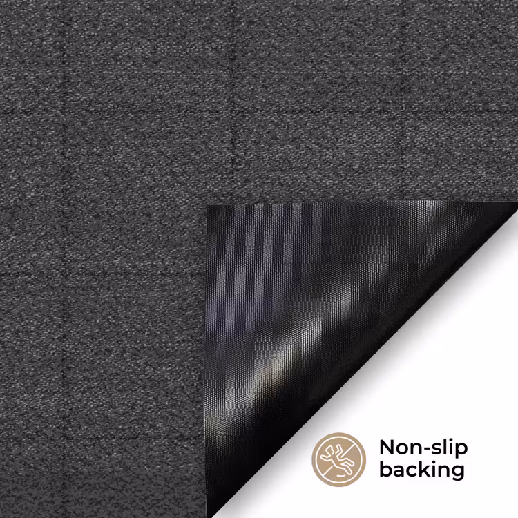 Tegels - Patroon - Mat - Zwart Deurmat klein 898 -antislip_EN
