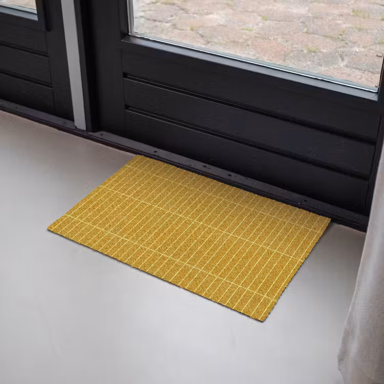 Tegels - Verticaal - Mosterdgeel Deurmat klein 898 -sfeer2
