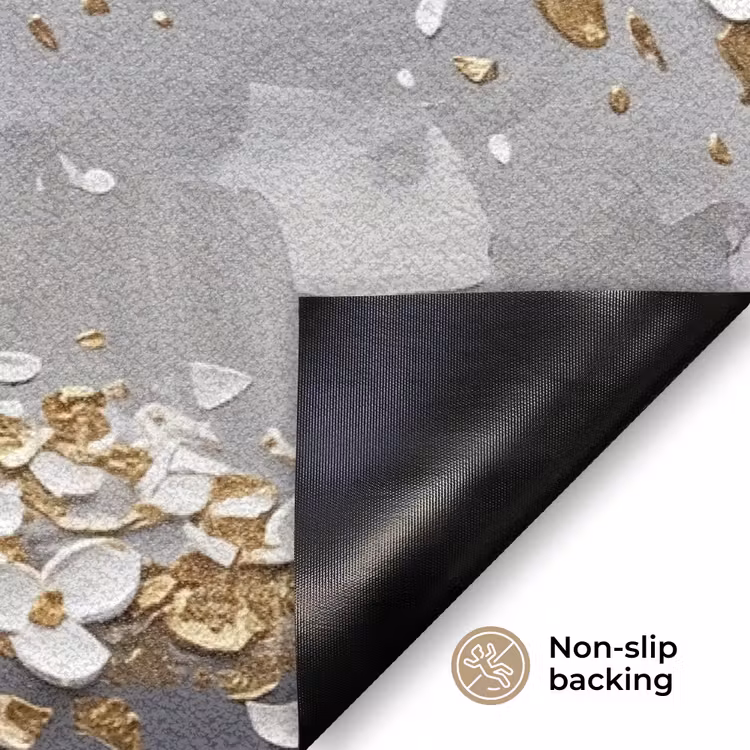 Boom - Bloemen - Natuur - Abstract - Wit Deurmat klein -antislip_EN