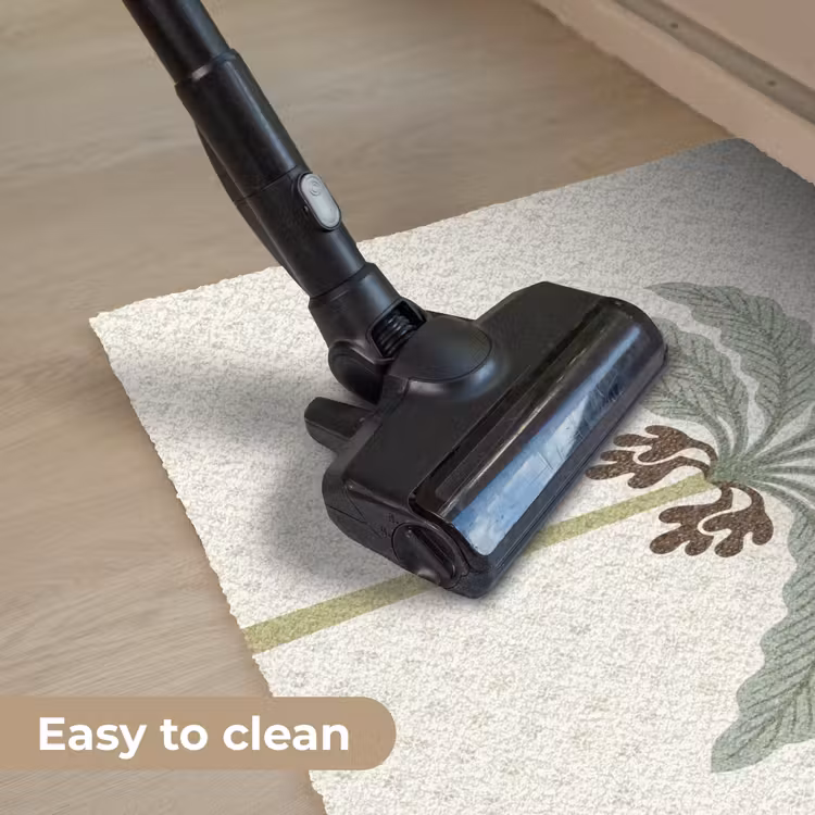 Boom - Bladeren - Groen - Decoratief - Beige Deurmat klein -reinigen_EN
