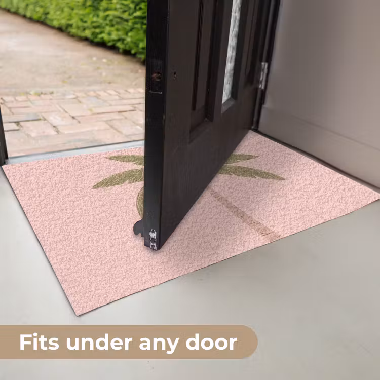 Boom - Palm - Natuur - Illustratie - Roze Deurmat klein -USP_EN