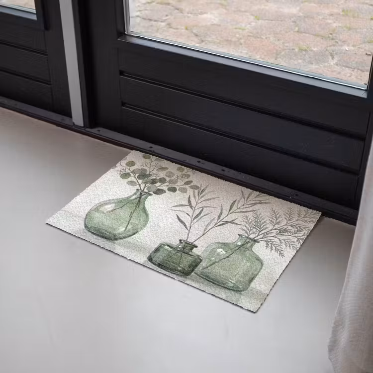 Vazen - Bladeren - Groen Deurmat klein -sfeer2