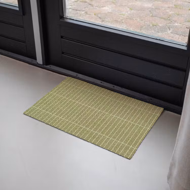 Verticaal - Wandtegel - Olijfgroen Deurmat klein 898 -sfeer2