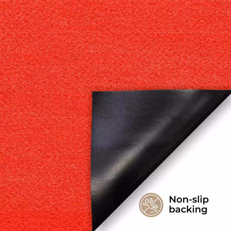 Vibrant - Vermilion - Rood Deurmat klein 898 -antislip_EN