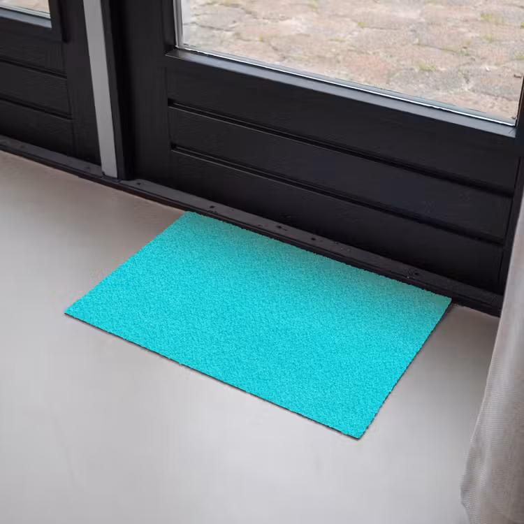 Vivid - Aquamarine - Turkoois Deurmat klein 898 -sfeer2