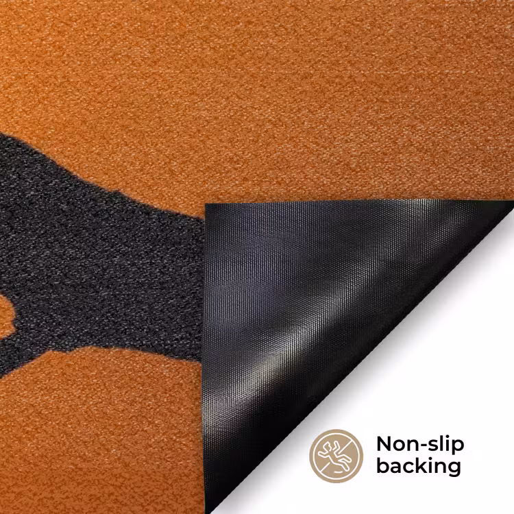 Gier - Tak - Zon - Oranje Deurmat klein -antislip_EN
