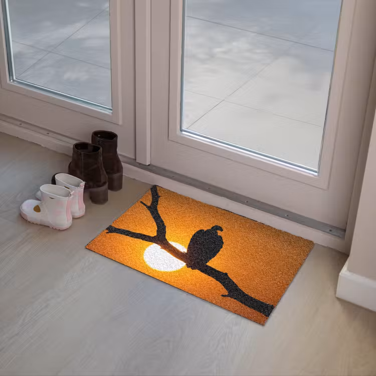 Gier - Tak - Zon - Oranje Deurmat klein -sfeer3